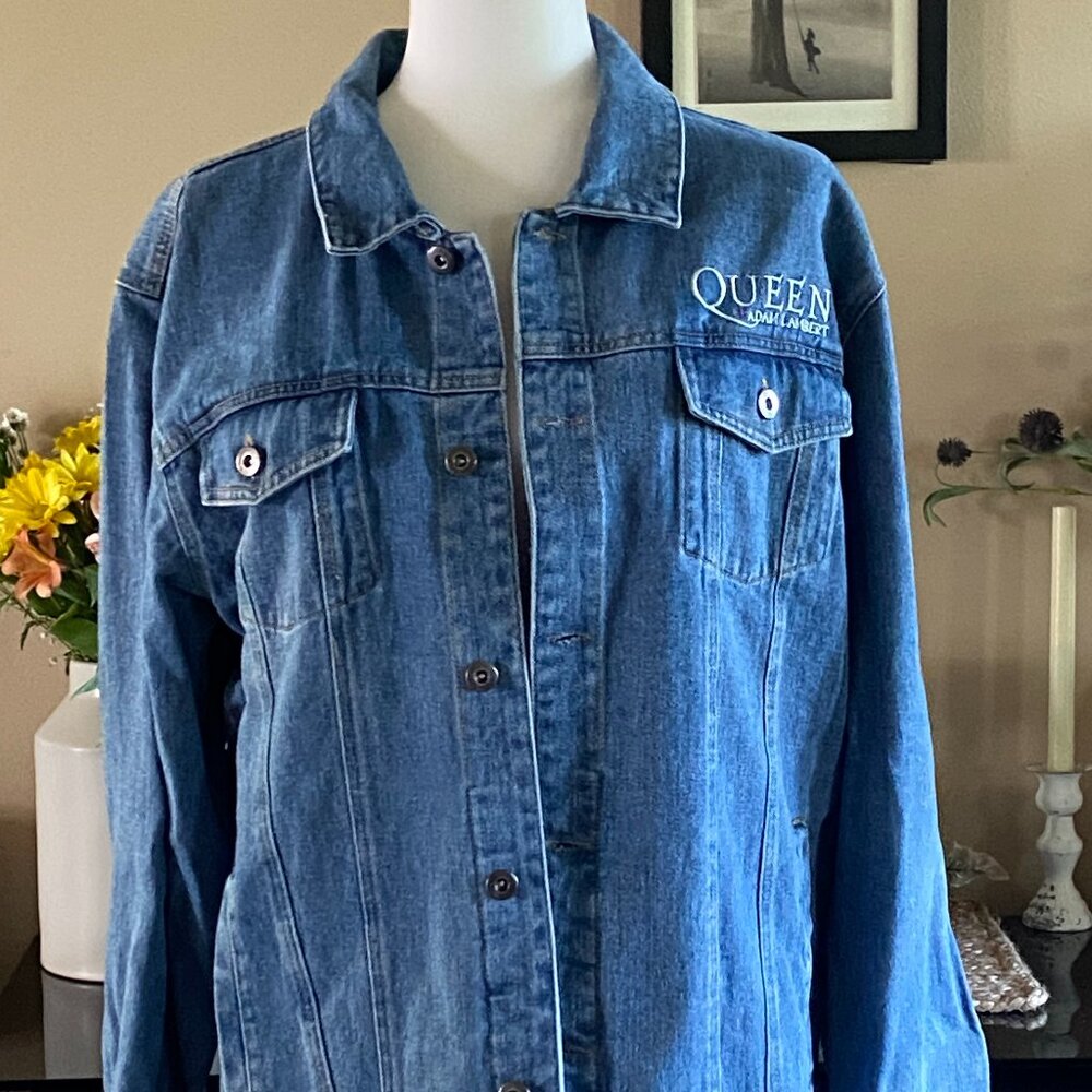 Queen Rhapsody 2019 Denim Jean Tour Jacket Large